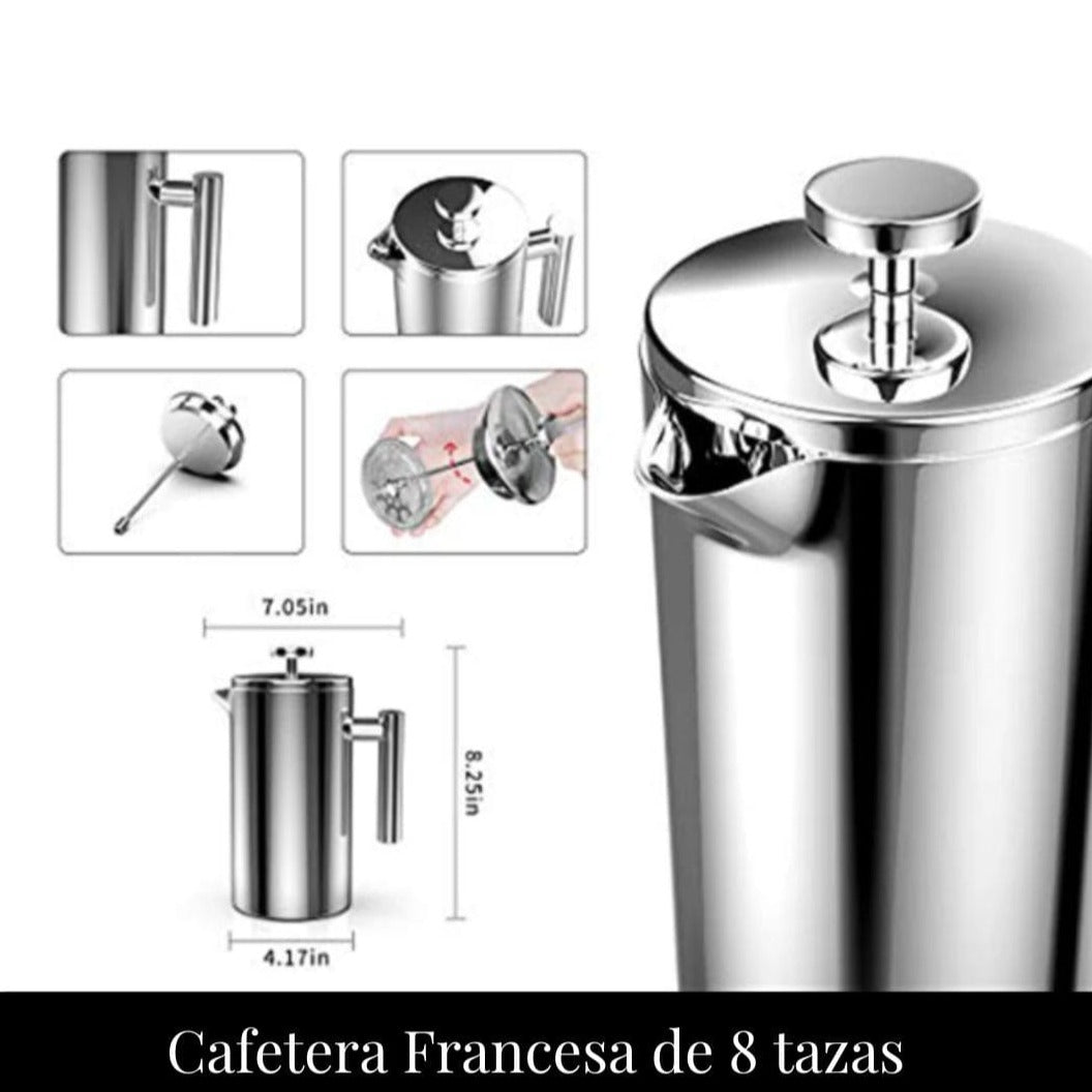 Cafetera Tipo Francesa 8 Tazas Expressions Kitchenware - Home Sentry