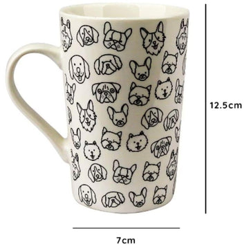 Taza Latte Collage Dogs